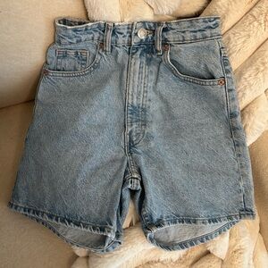 Zara Light Blue Denim Shorts